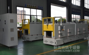 NMT-SDL-2005 新能源汽车电机产品涂胶后胶水固化热套冷却通道加热隧道炉(安徽航大)