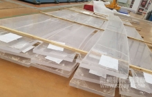 NMT-YKL-6213亚克力热弯对开门式加热推车烘箱