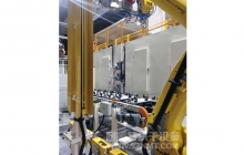 NMT-ZN-621 电动汽车行业电池盖胶水固化冷却线三层隧道炉(特斯拉)